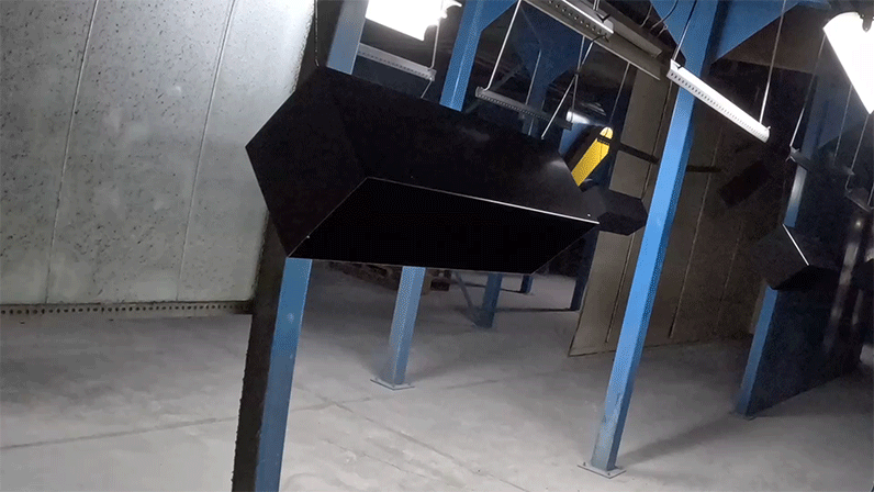fiber laser cutting in action